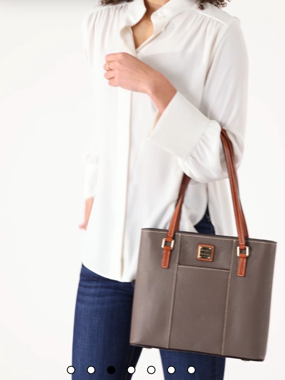 Dooney & Bourke Pebble Collection Lexington Leather Shopper Tote